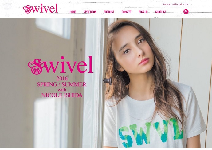 カルフォルニア生まれのレディースブランドSwivel（スウィベル）の公式サイトがリニューアルオープン！