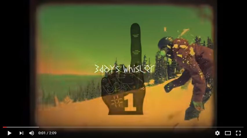 3days whistler - dmkよりカナダ・ウィスラーのパークライディング映像公開