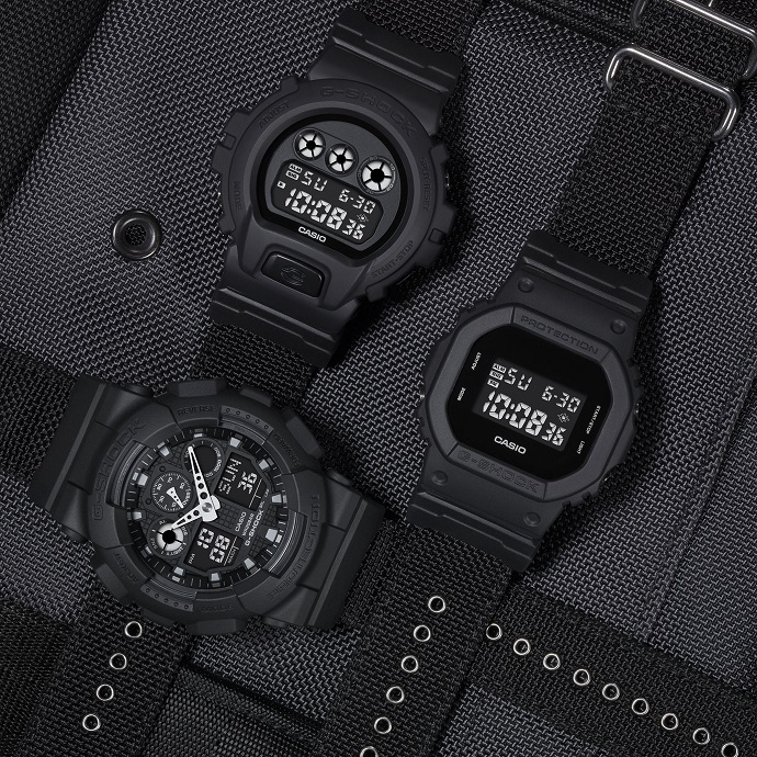 オールブラック＆クロスバンド採用で ミリタリーテイスト溢れる無骨さが特徴のNew G-SHOCKが登場!!