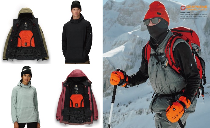 “冷えすぎず、蒸れすぎない”理想的な温度環境へ。686が次世代素材「グラフェンフリース」を独自システムに融合。雪山の快適性を革新する「体温コントロール」ウェアを発売