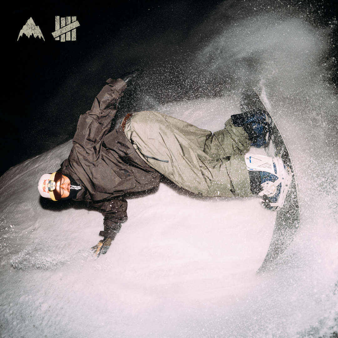 Burtonから、ストリートとマウンテンのスタイルを融合させたスノーボードギア、ウェア、アパレルが登場。UNDEFEATED コレクションを発売