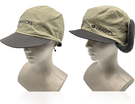 FLAP CAP / OATMEAL/GRAY RIDING CAP / OATMEAL/GRAY