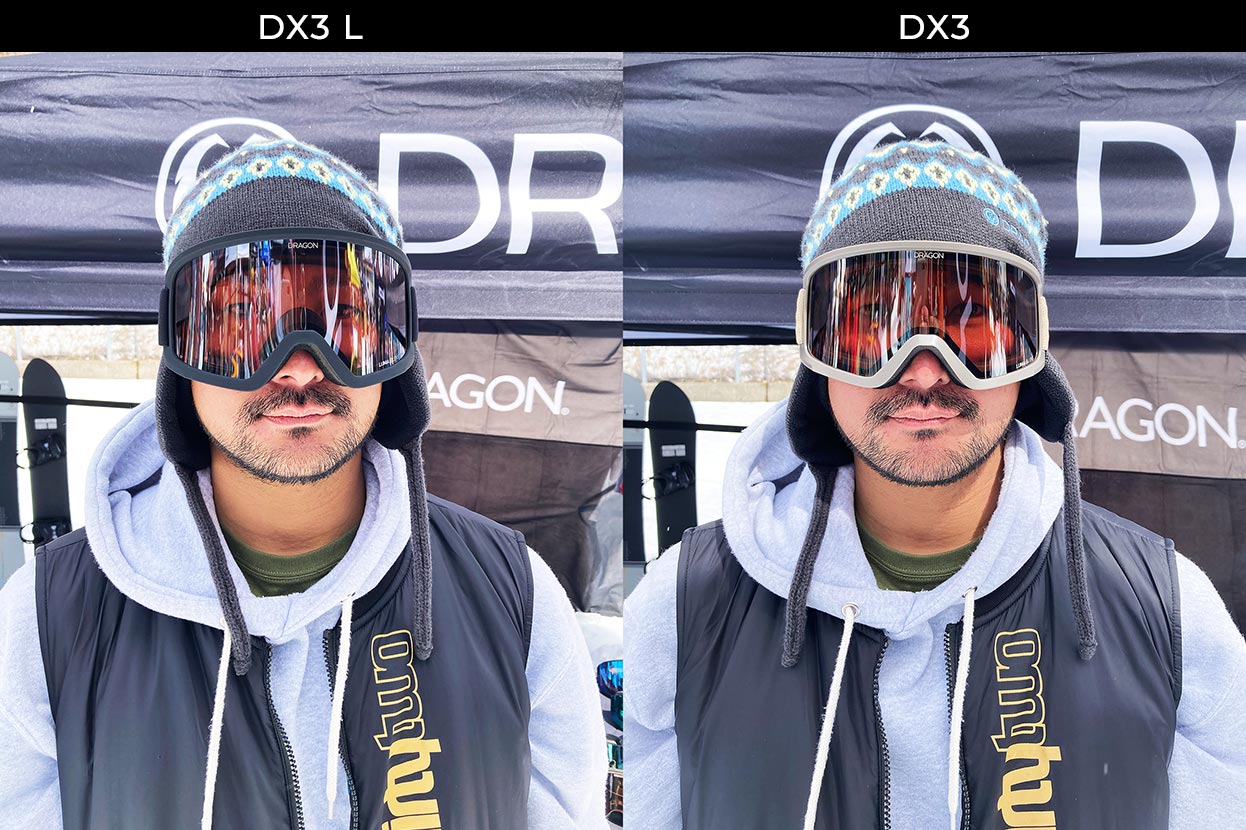 着用比較 DK3 L/DX3