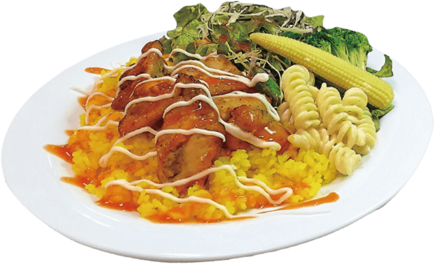 スパイシーチキンオーバーライス