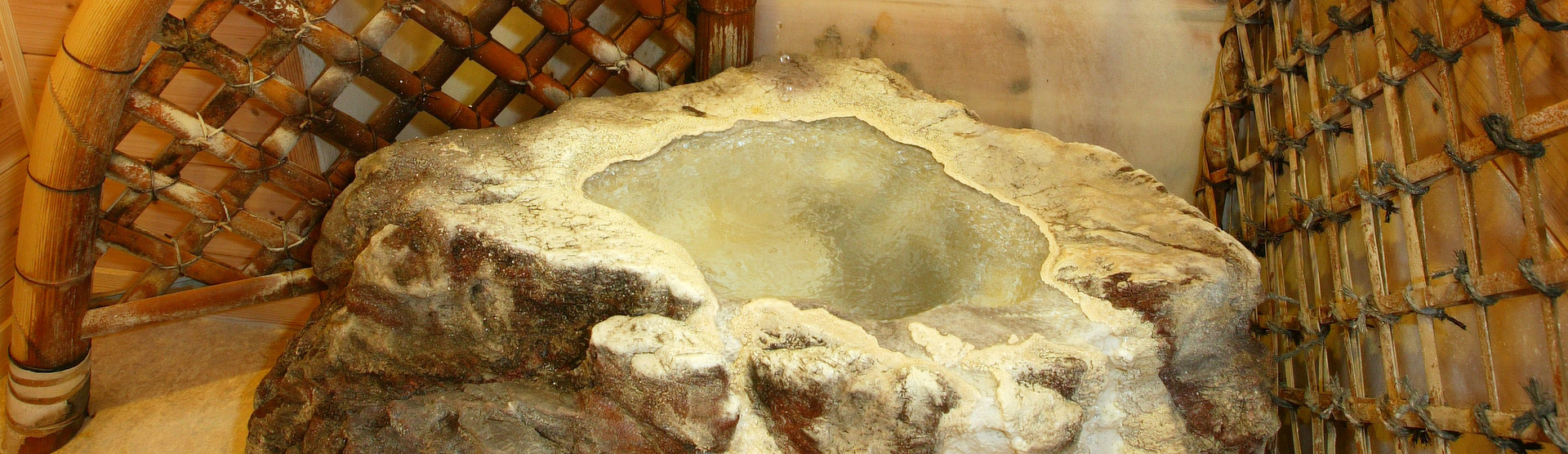 湯めぐり味比べ飲泉を楽しむ