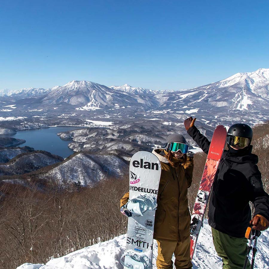 斑尾高原スキー場の景色