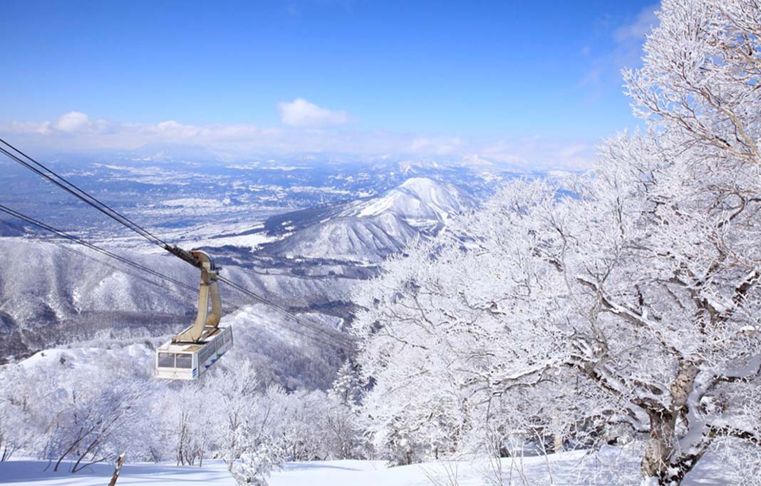 極上パウダースノーエリアの竜王スキーパーク