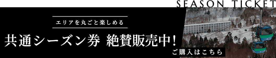 エリアを丸ごと楽しめる 共通シーズン券絶賛販売中！ ご購入はこちら