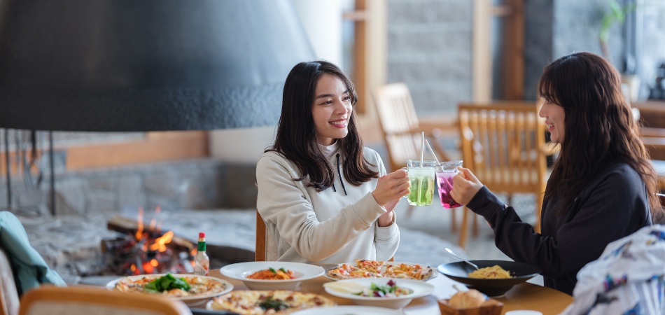 おしゃれなイタリアンカフェで優雅なランチを楽しもう！|スキージャム勝山