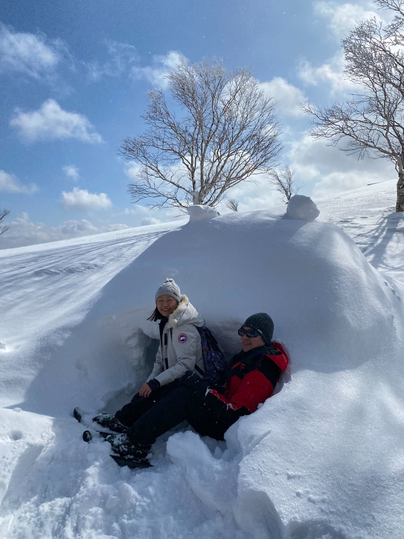 函館七飯スノーパークの2025-2026【雪育】かまくらを作ろう