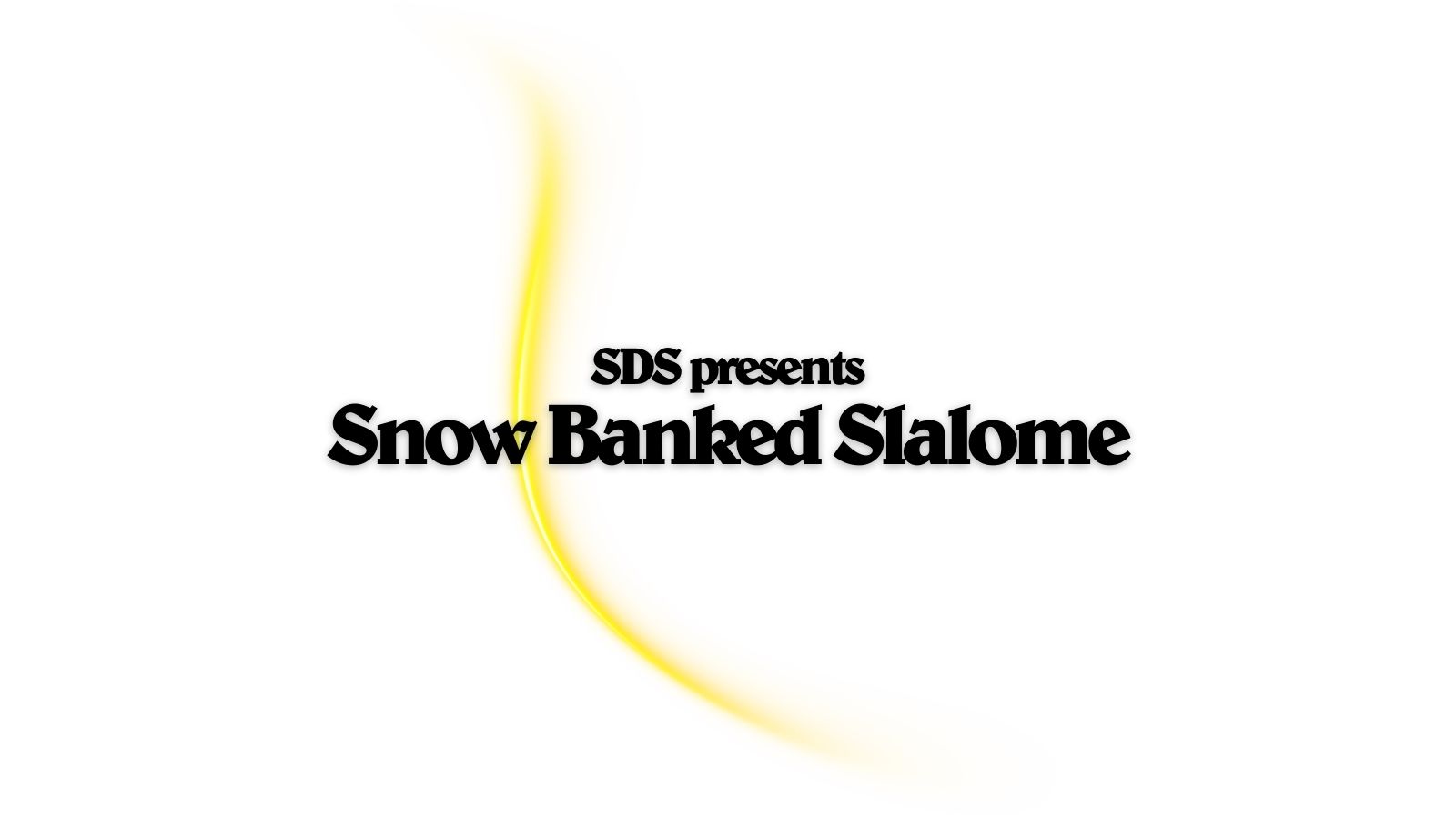 池の平温泉アルペンブリックスキー場のSDS SNOW BANKED SLALOM