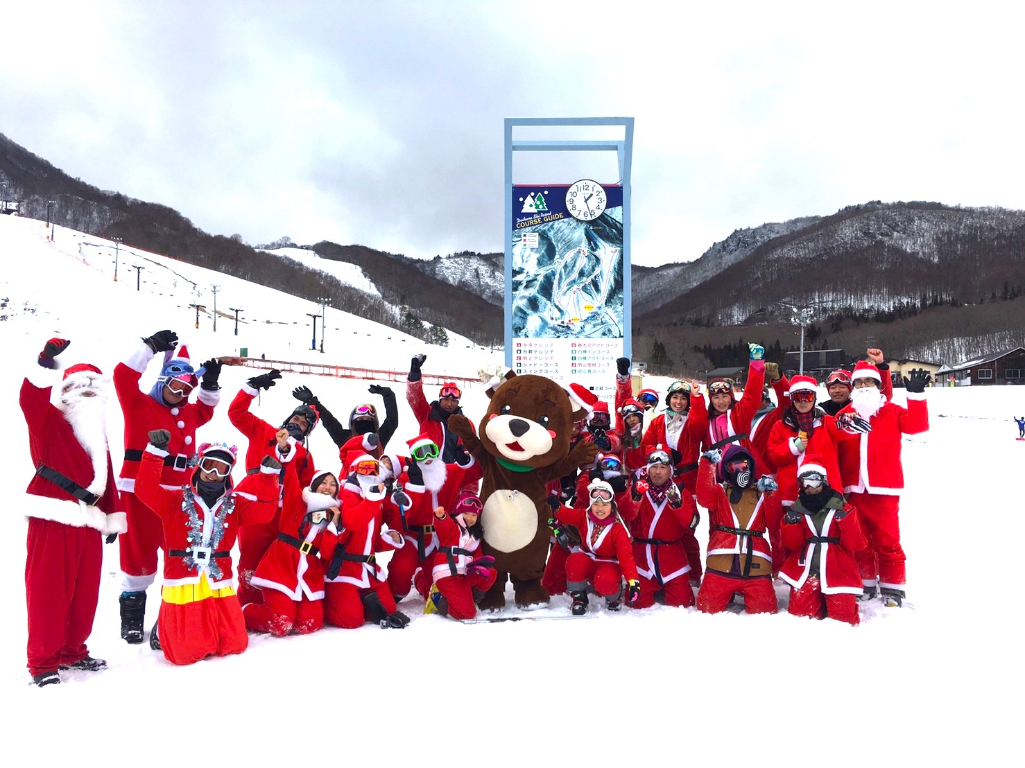 会津高原だいくらスキー場のハッピークリスマスデー