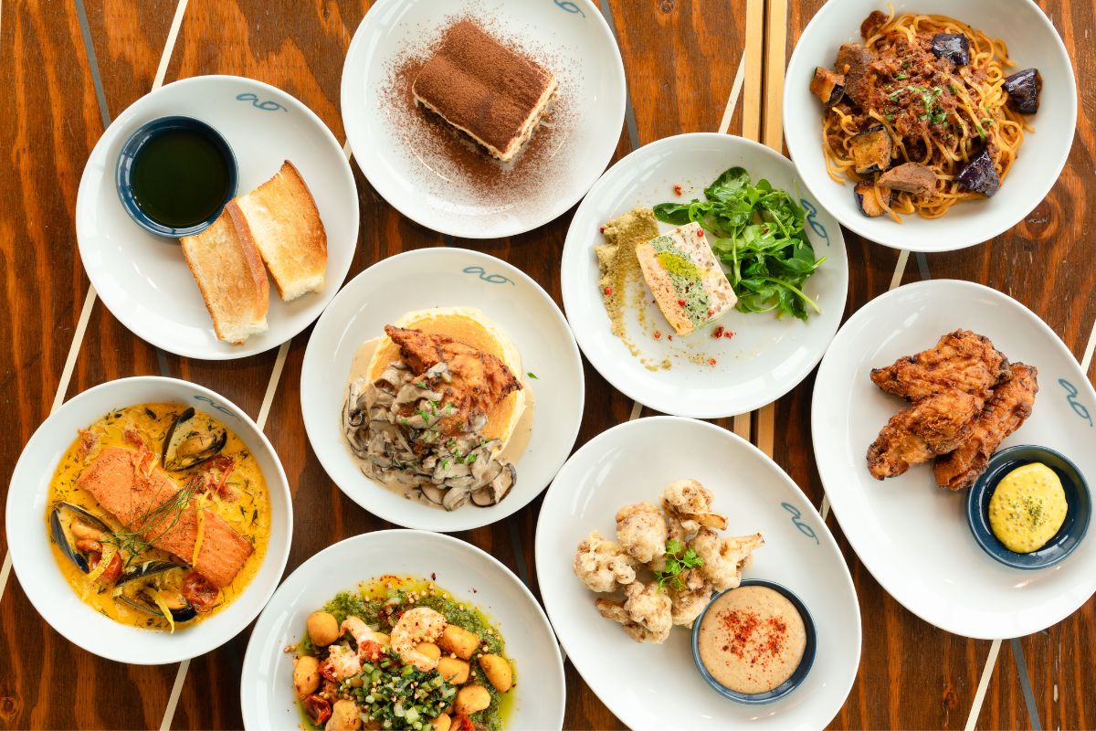 ao LAKESIDE CAFEで提供される、信州の季節食材を使った料理の数々