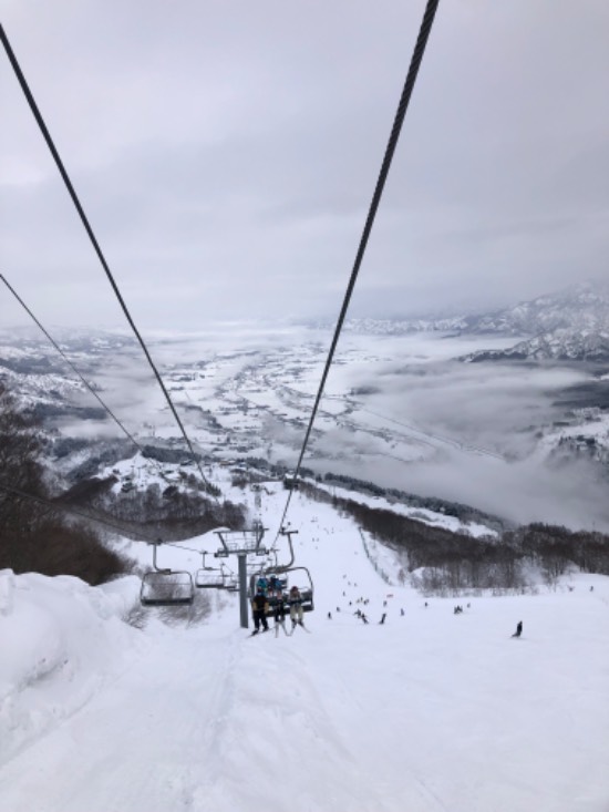 朝イチピステン＆雲海が最高でした|石打丸山スキー場のクチコミ画像2