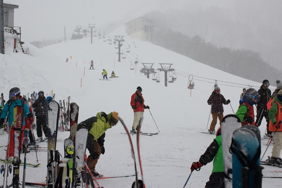 吹雪でも楽しめました|湯沢高原スキー場のクチコミ画像