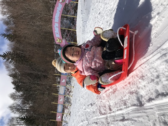 初スキー場ソリデビュー|ヘブンスそのはら SNOW WORLDのクチコミ画像