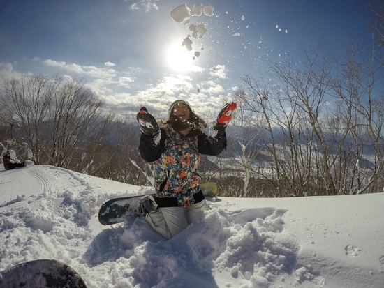 ふわふわの雪|Mt.KOSHA よませ温泉スキー場 & X-JAM 高井富…のクチコミ画像