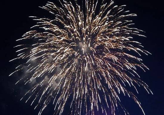 たいまつ滑走、花火|会津高原だいくらスキー場のクチコミ画像3