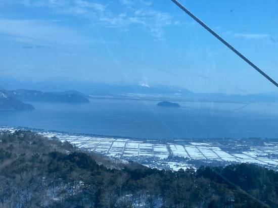 雪不足が顕著|箱館山スキー場のクチコミ画像