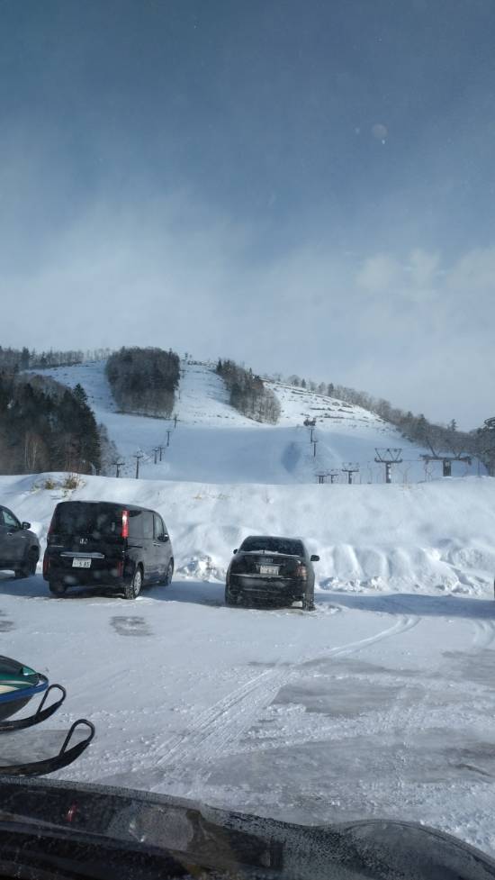 強風でリフト終了