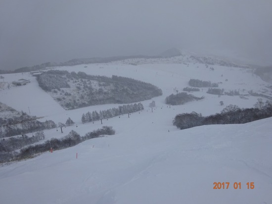全コースオープンしてます！　しかも新雪！|車山高原SKYPARKスキー場のクチコミ画像