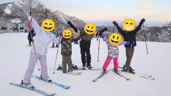 楽しく初滑りができました！