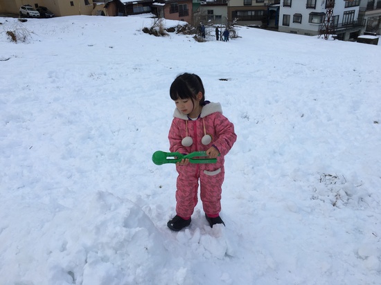 初めての雪遊び！|一本杉スノーパークのクチコミ画像