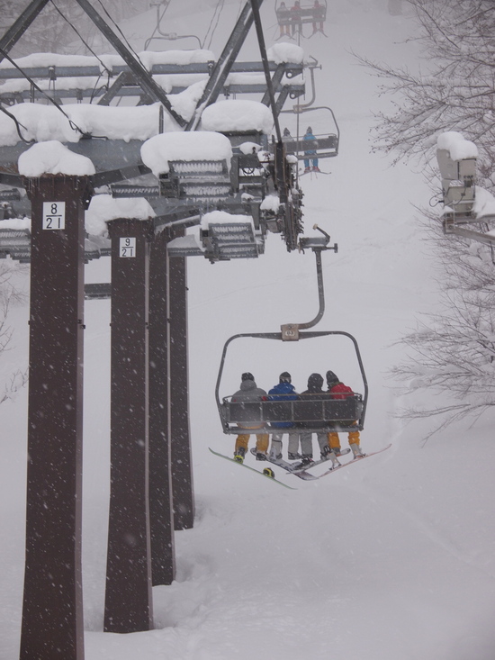 上から滑ってくると|エイブル白馬五竜のクチコミ画像3