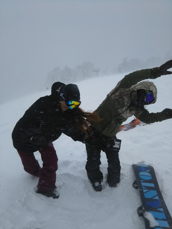 吹雪いてます|ハンターマウンテン塩原のクチコミ画像