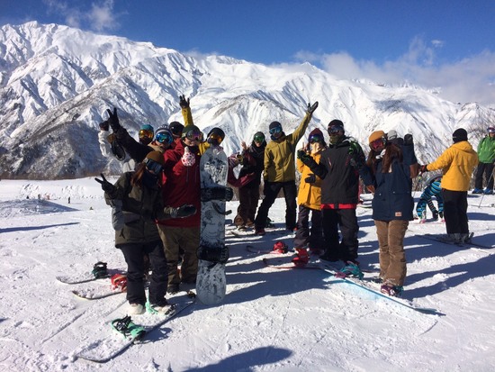 雪が少ない中|Hakuba47 ウインタースポーツパークのクチコミ画像