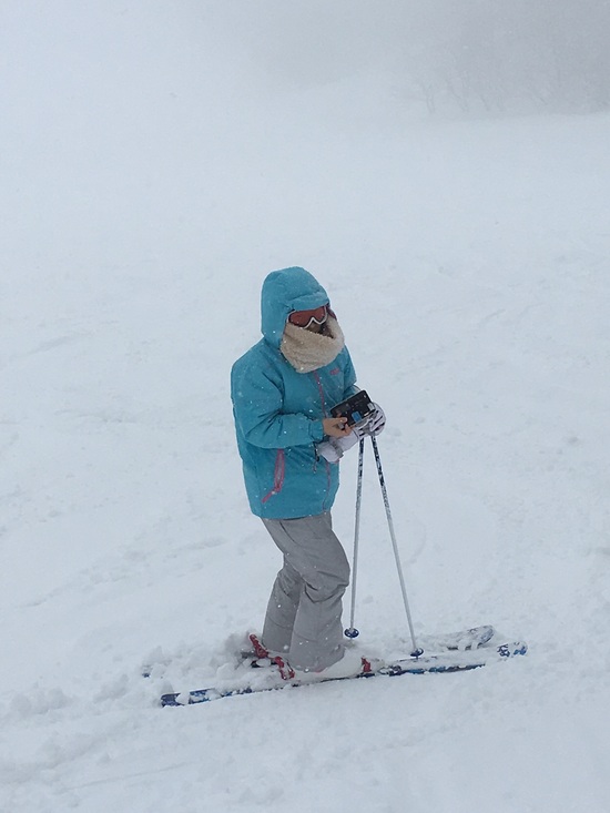 久々の積雪量|箱館山スキー場のクチコミ画像