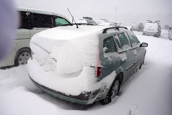 降雪の多い日は厳しい|たんばらスキーパークのクチコミ画像