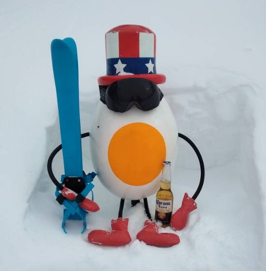 初ハンタマ　極寒でした|ハンターマウンテン塩原のクチコミ画像2