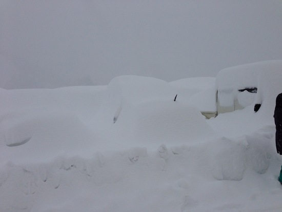 雪の量が凄い|奥只見丸山スキー場のクチコミ画像