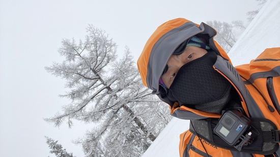 降雪止んで雪質最高、霧氷がキレイ|ニュー・グリーンピア津南スキー場のクチコミ画像2