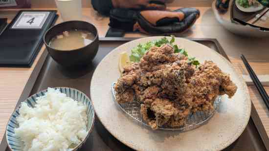 ご飯は大盛り