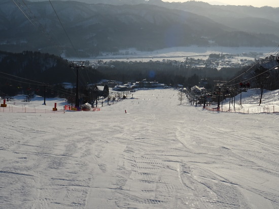 一気に滑り降ります|Hakuba47 ウインタースポーツパークのクチコミ画像