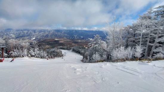 雪はいいがコースの選択肢が少ない|開田高原マイアスキー場のクチコミ画像