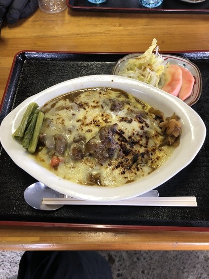 見晴らし茶屋は焼きチーズカレーがやばい|YAMABOKU ワイルドスノーパークのクチコミ画像