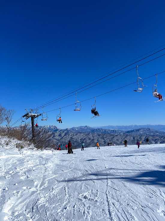 天然雪と振る舞いカレー
