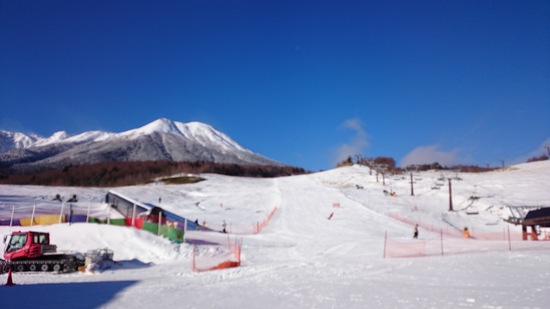 初すべりでーす。|開田高原マイアスキー場のクチコミ画像