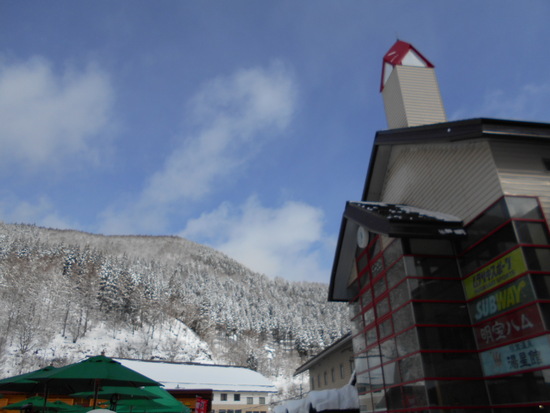 朝から雪が降っていた|めいほうスキー場のクチコミ画像2