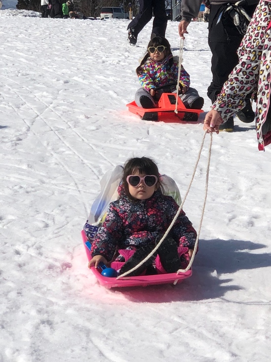 5歳2歳の孫 雪デビュー!!|スキージャム勝山のクチコミ画像