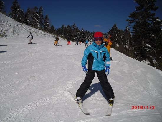 天気は良かったけど・・・。|志賀高原 焼額山スキー場のクチコミ画像3