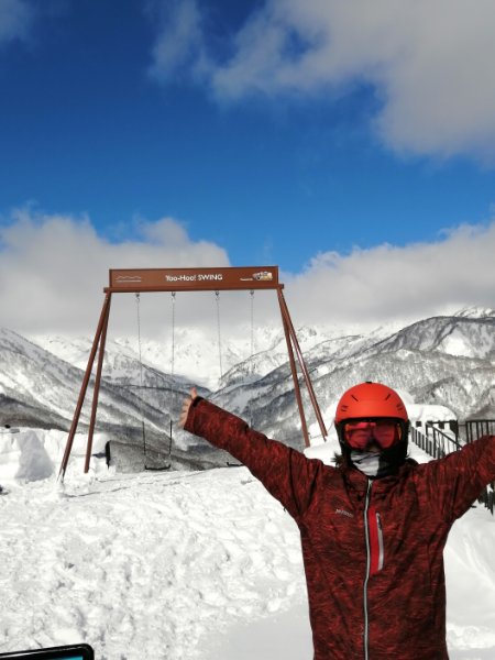 絶景カフェと雪の妖精？|白馬岩岳スノーフィールドのクチコミ画像3