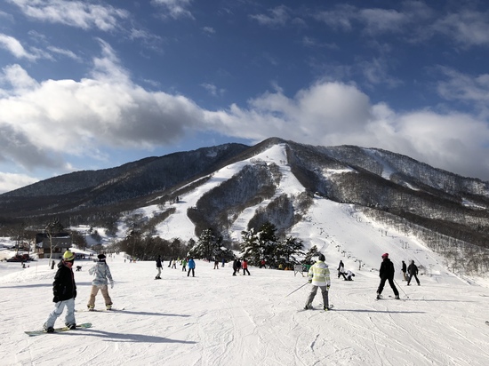 天気、雪質最高！|斑尾高原スキー場のクチコミ画像