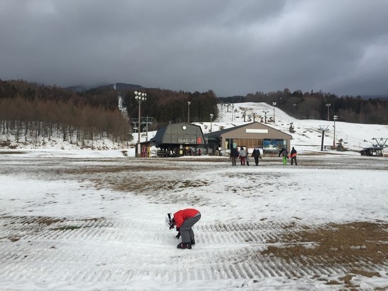 残念ながら雪が少なかったです|星野リゾート ネコマ マウンテン(旧アルツ磐梯＆猫魔スキー場…のクチコミ画像