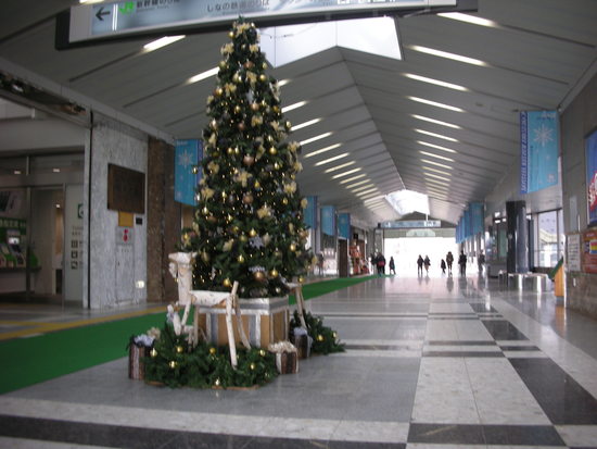 駅前もクリスマス|軽井沢プリンスホテルスキー場のクチコミ画像2