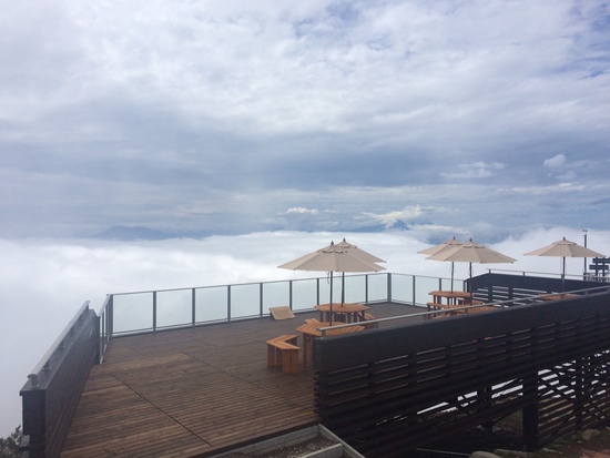 雲海見れました！北志賀　竜王山頂にSORA terraceできてました。|竜王スキーパークのクチコミ画像