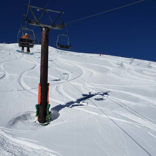 降雪後は筍山へGO!|苗場スキー場のクチコミ画像